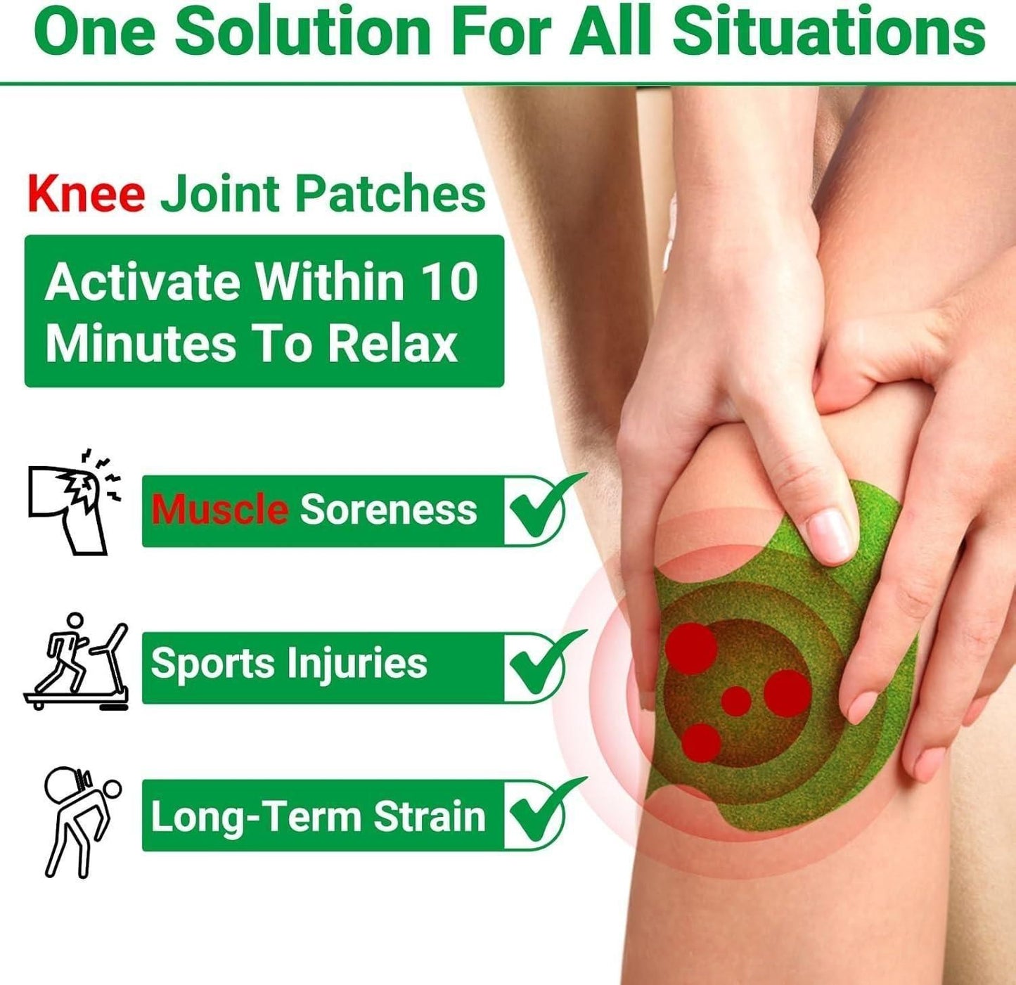 Green Ayurveda™ 🌿 Herbal Knee Patches – Gentle Care, Naturally🌱 - Super Value Pack