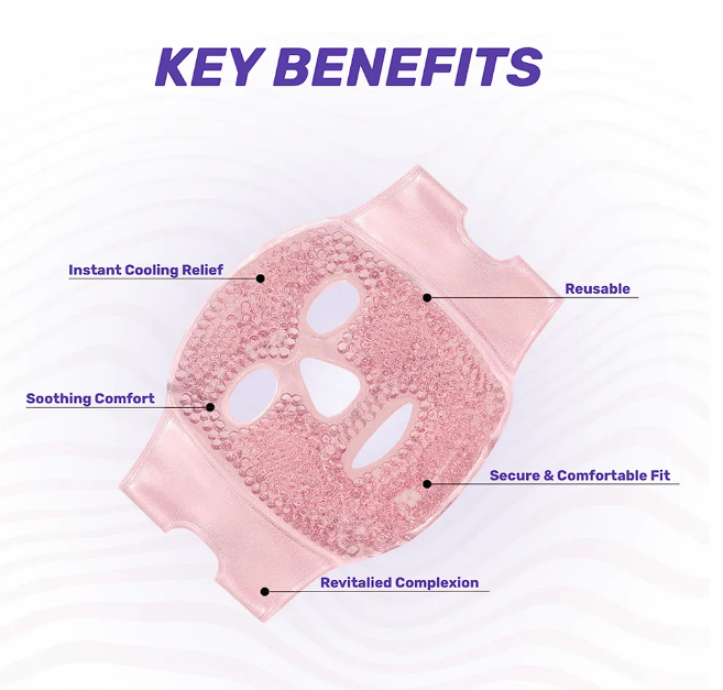 BREZEE™ Ice Gel Face Mask ❄️ - Reduce Puffiness | Dark Circles | Feel Fresh 🙂