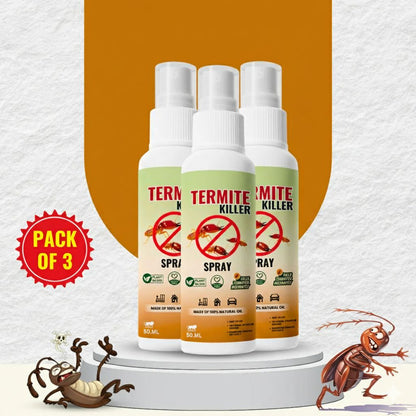 TERMIXX™ 🌿Natural Termite Killer & Repellent Spray 150ML - Super Value Pack of 3🔥