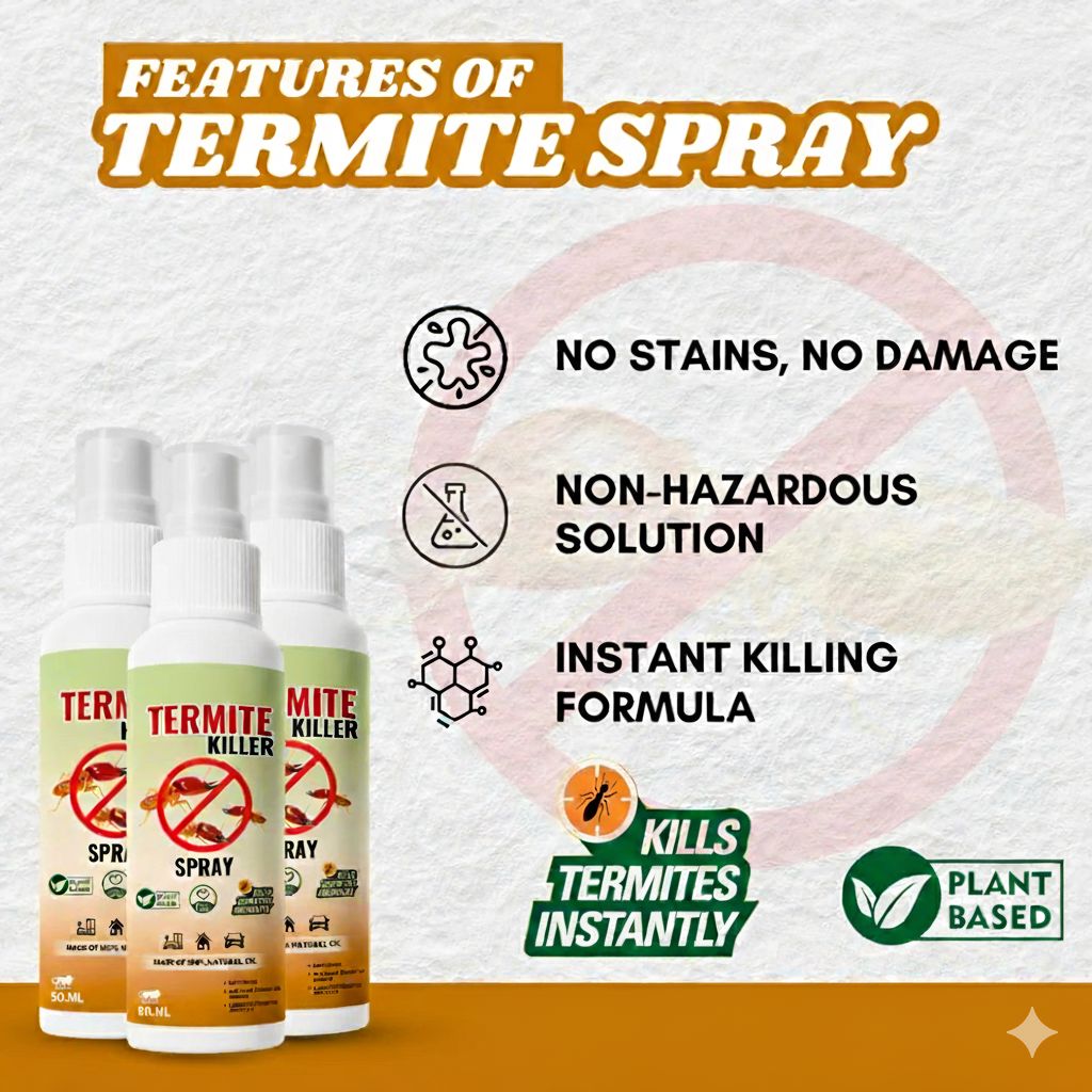 TERMIXX™ 🌿Natural Termite Killer & Repellent Spray 150ML - Super Value Pack of 3🔥