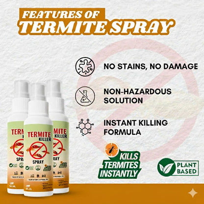 TERMIXX™ 🌿Natural Termite Killer & Repellent Spray 150ML - Super Value Pack of 3🔥
